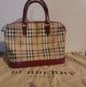 Burberry Haymarket Alma Bag